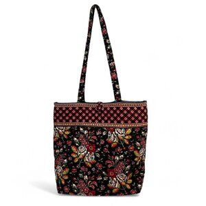 Vera Bradley Medium Tote Retired "Anastasia" Pattern Cabbage Roses Pocket Inside
